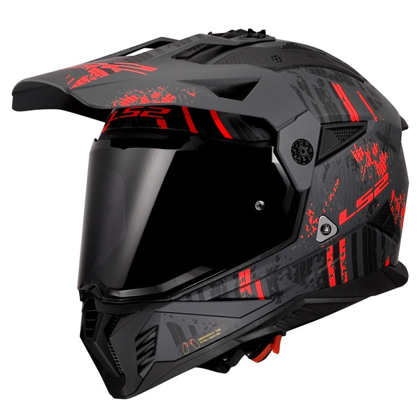 LS2 Casque hors-route Blaze II Crazy - Sans lunette