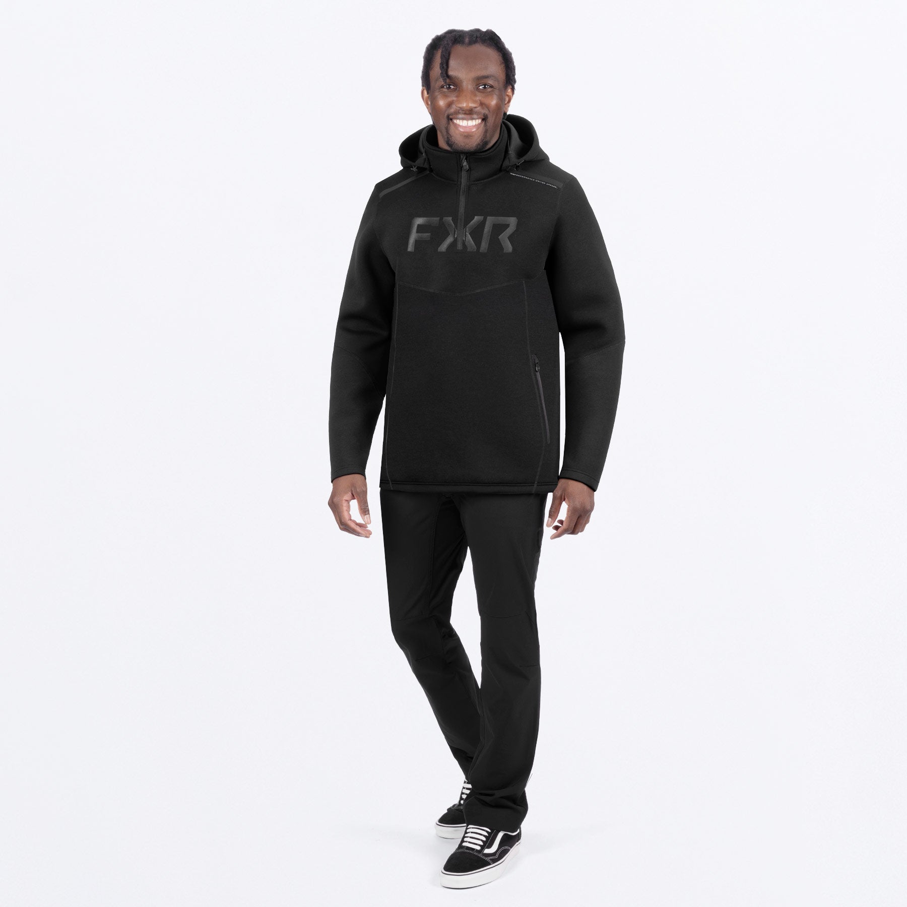 Coton ouaté à capuchon Altitude Tech à fermeture éclair 1/4 pour homme