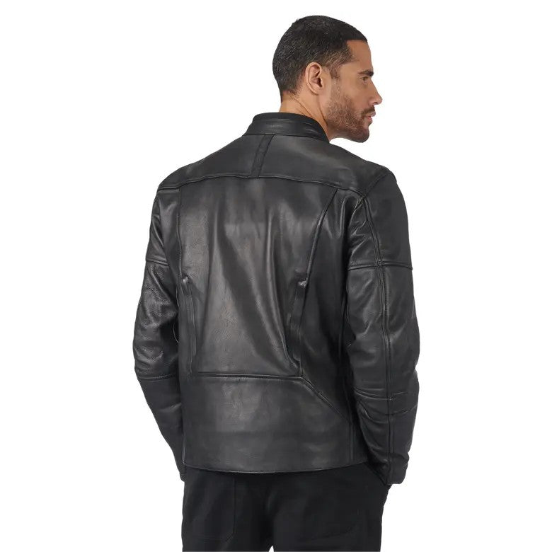 Manteau Brode en cuir pour homme