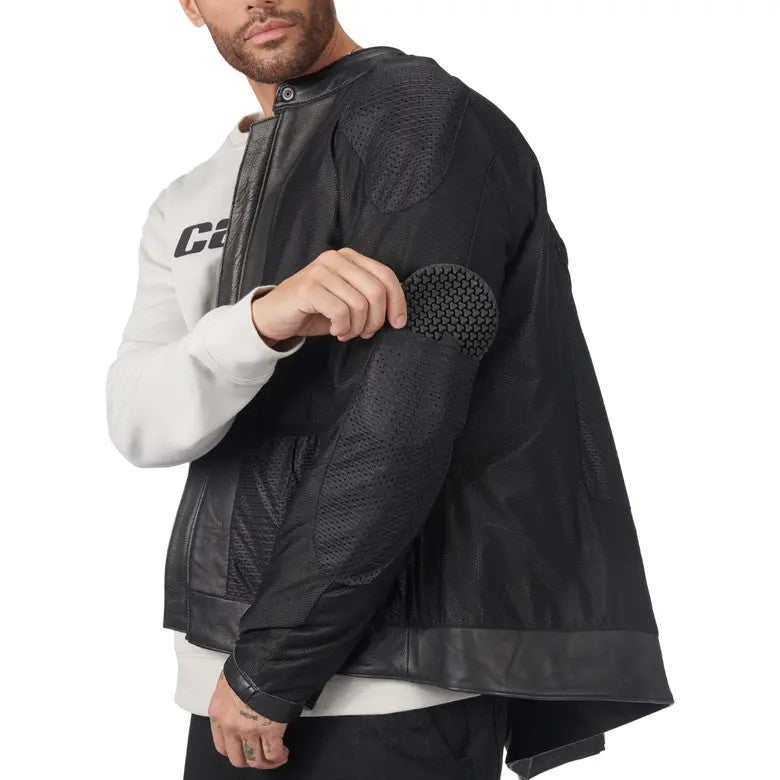 Manteau Brode en cuir pour homme