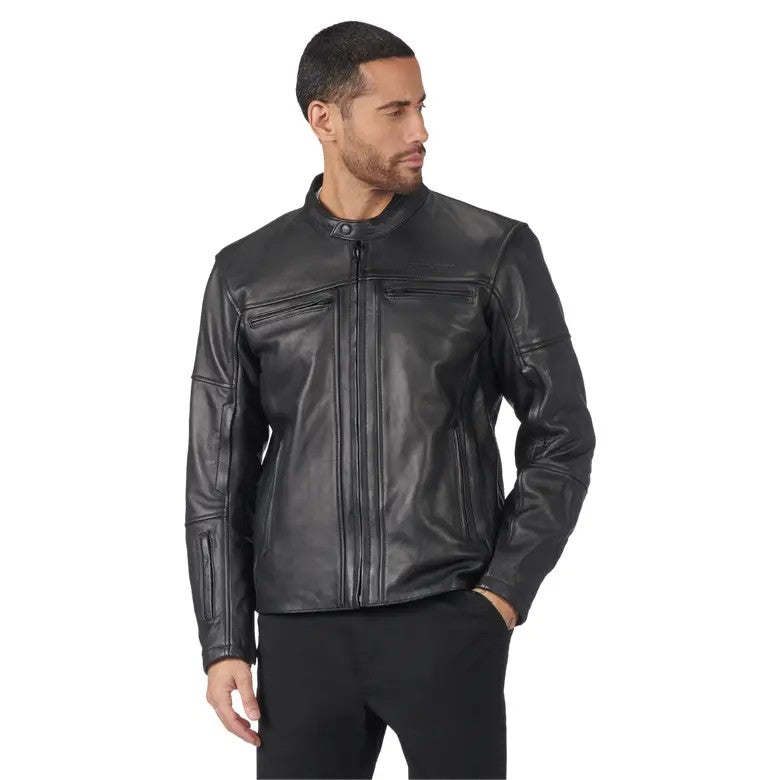 Manteau Brode en cuir pour homme