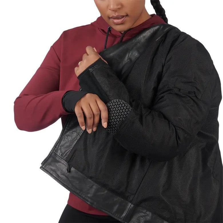 Manteau Vick en cuir pour femme