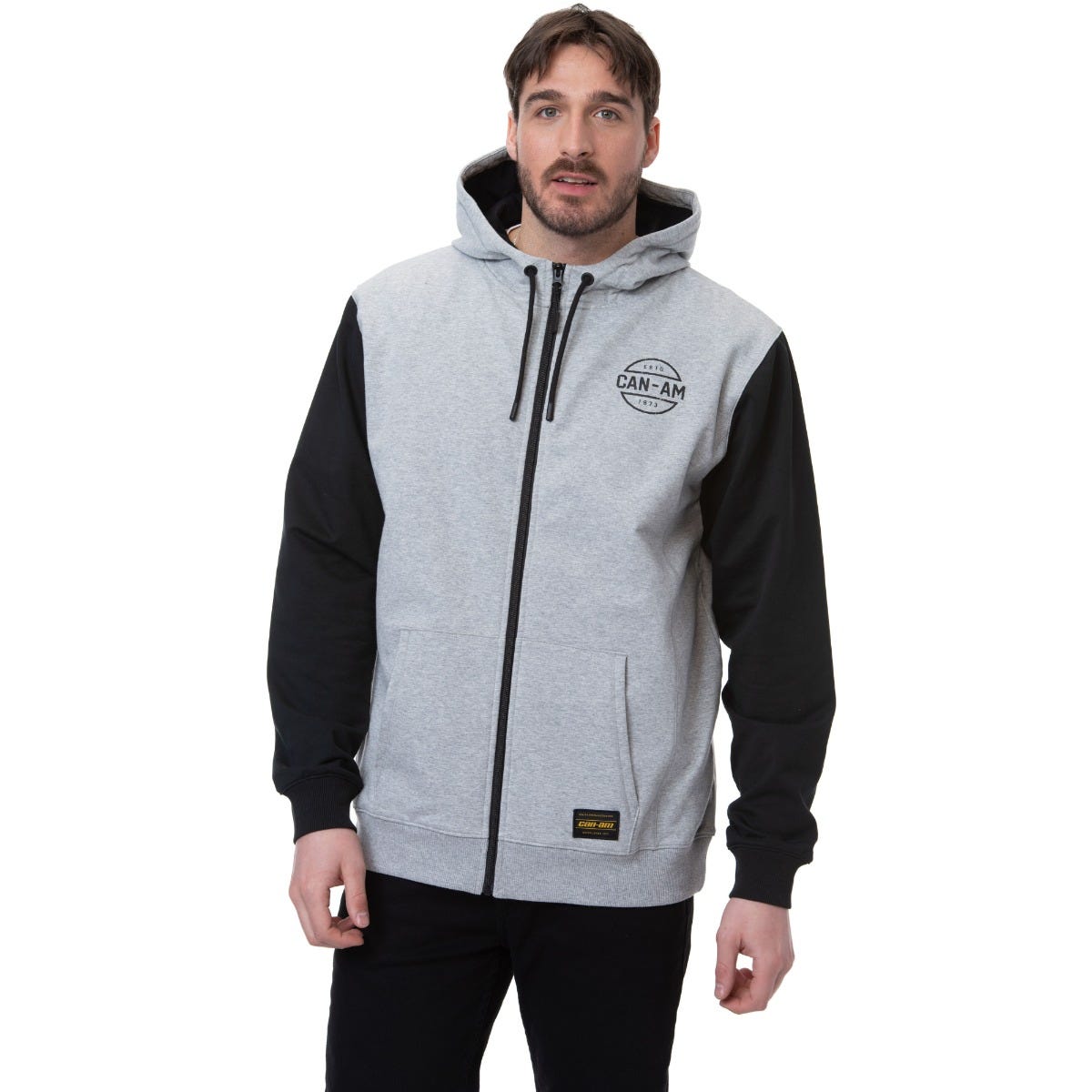 Pull à capuchon premium avec fermeture éclair