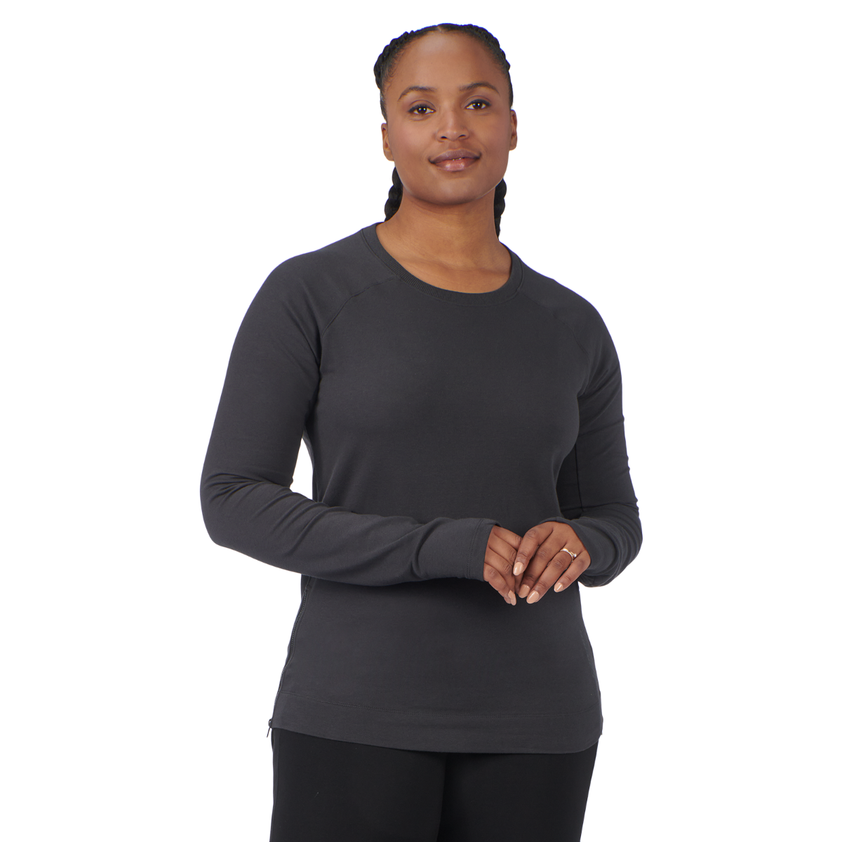Chandail col rond léger pour femme