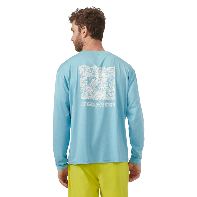 T-shirt à manches longues avec protection UV pour homme