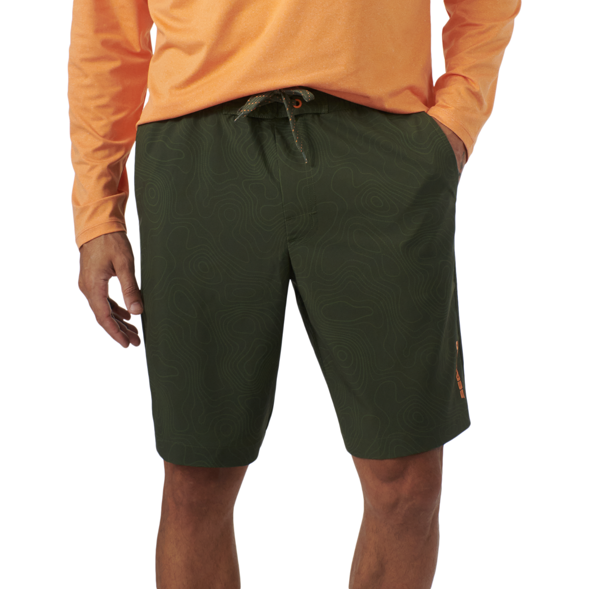Short de plage classique 20 po pour homme