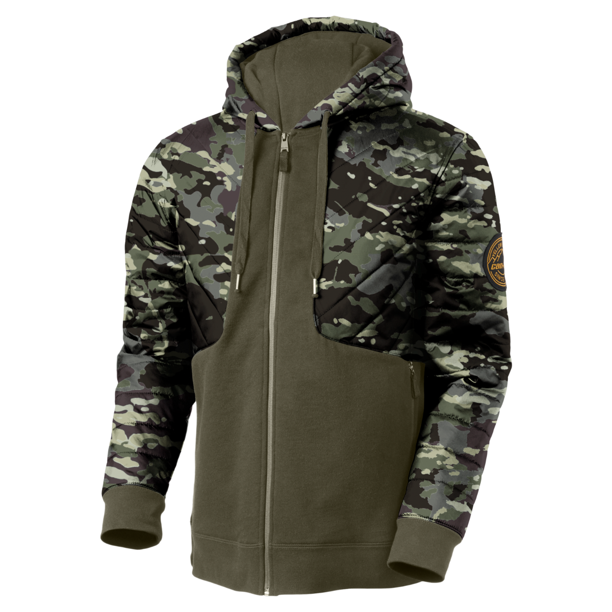 Pull à capuchon hybride pour homme