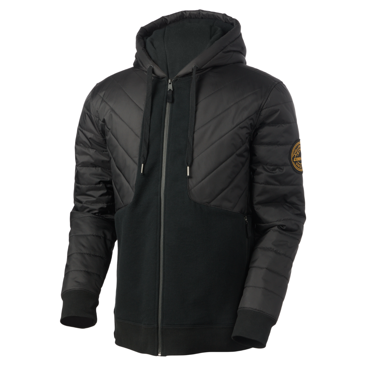 Pull à capuchon hybride pour homme