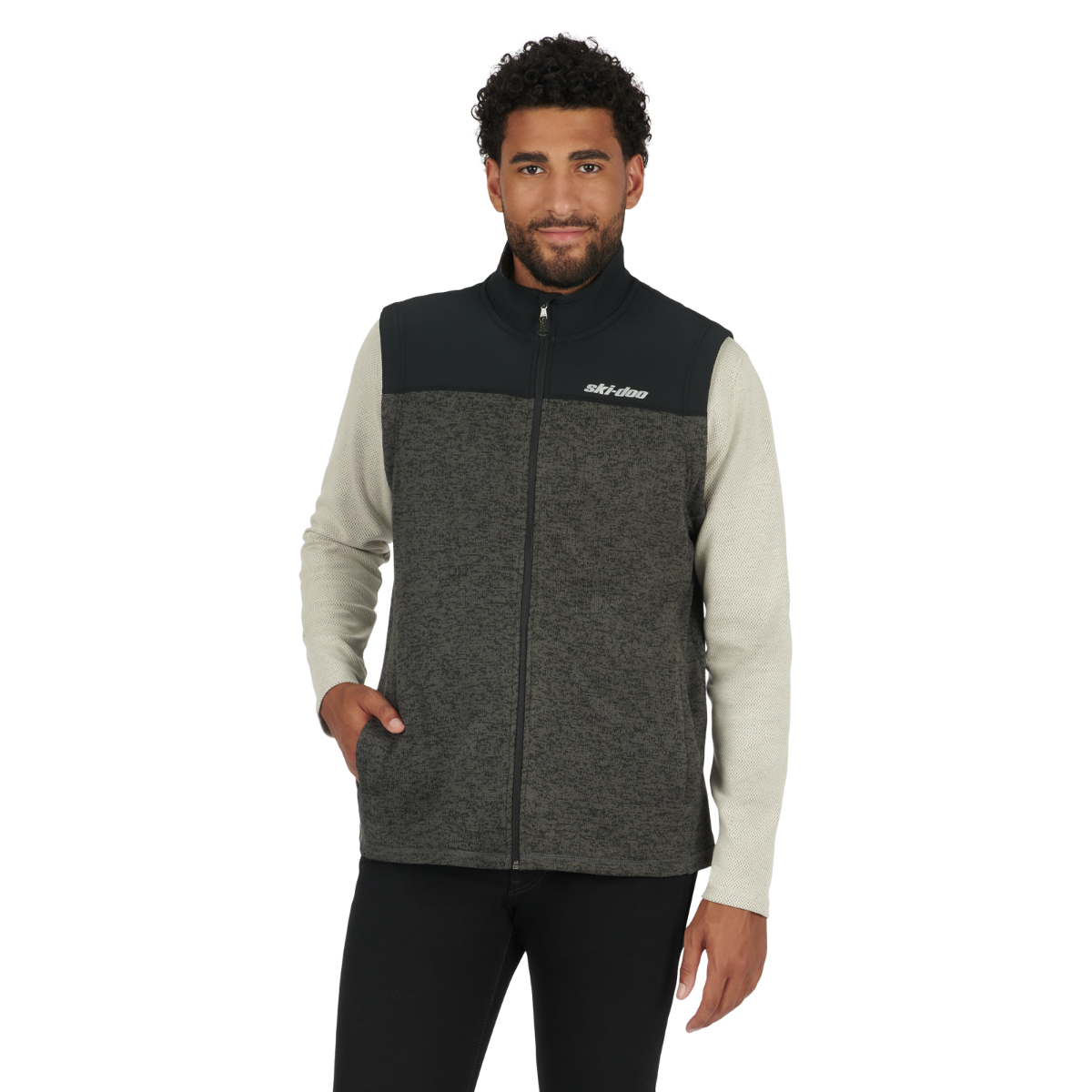 Ski-Doo Men's Convertible Mid-Layer Fleece