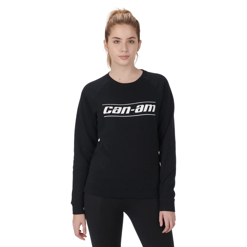 Ladies' Signature Crewneck Sweatshirt Can-Am - Coton Ouaté