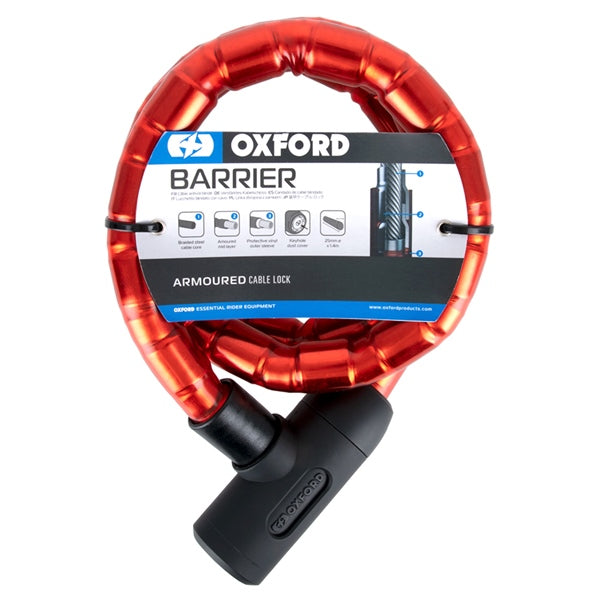 Oxford Products Câble antivol renforcé Barrier