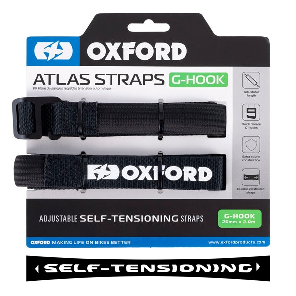 Oxford Products Sangles Atlas crochet en G 2 m