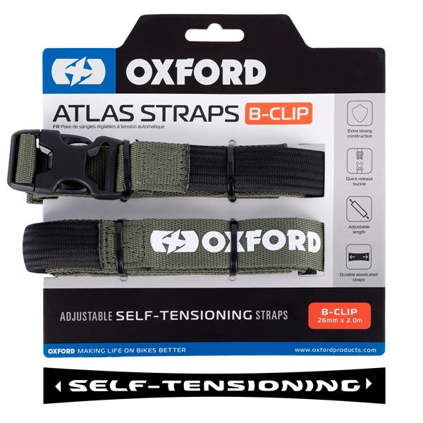 Oxford Products Sangles Atlas crochet en B 1.2 m