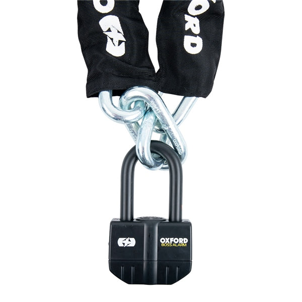 Oxford Products Cadenas et chaîne Boss Alarm 16 mm