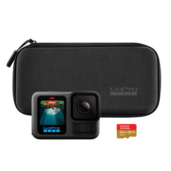 Ensemble de caméra HERO13 Black avec carte microSD et étui