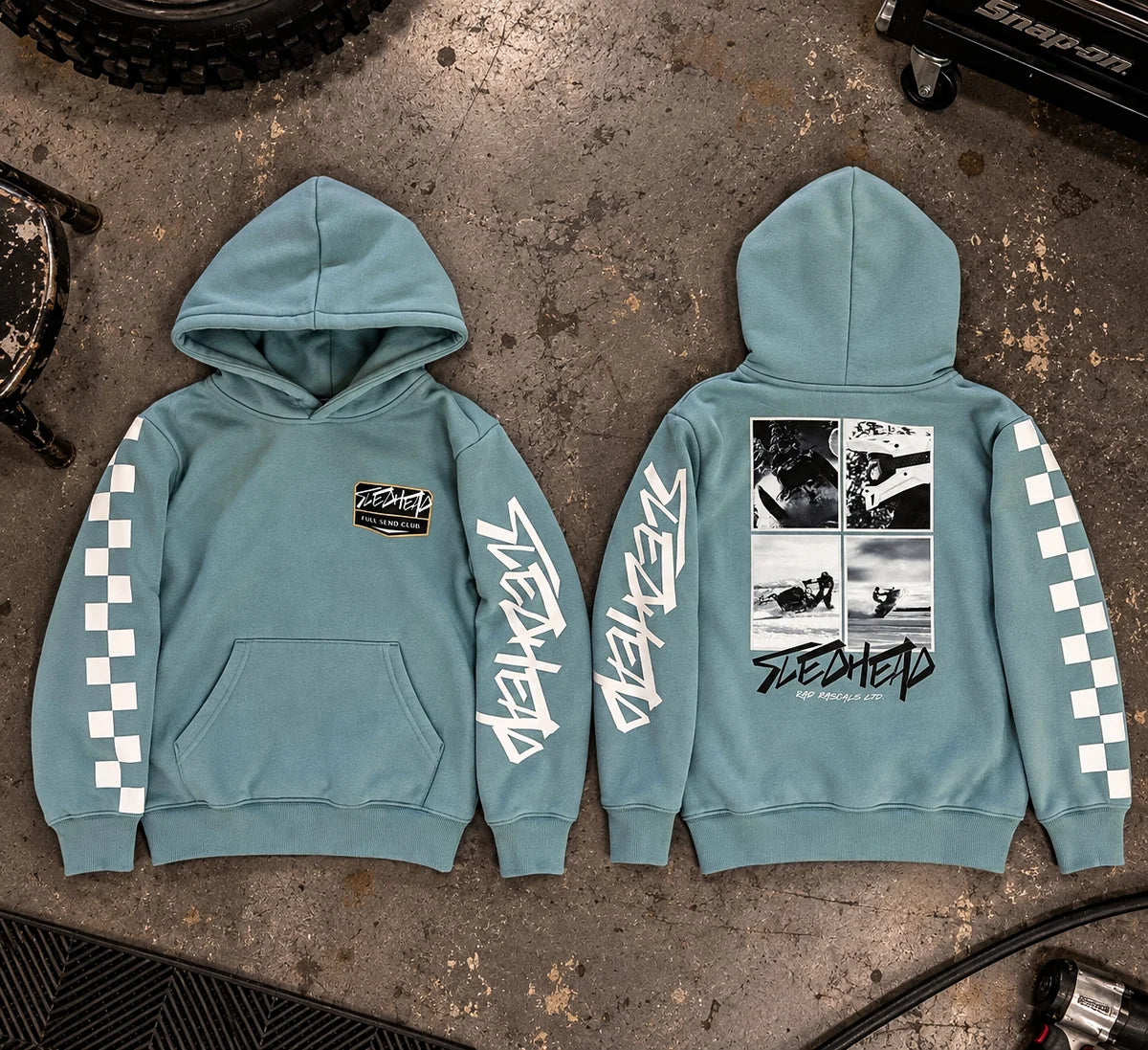 Rad Rascals Sledhead - Kids Hoodie