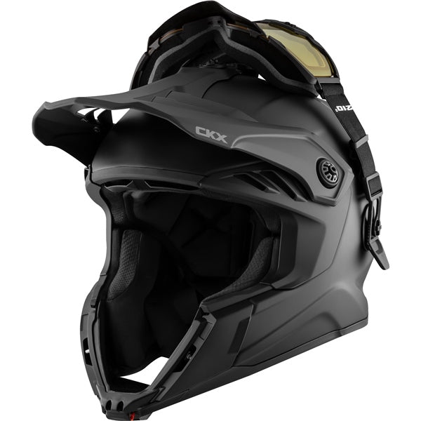 CKX Casque Titan Air Flow - Hors-piste Solid - Lunette 210° incluse