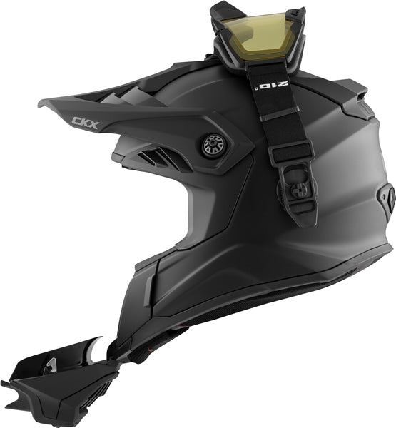 CKX Casque Titan Air Flow - Hors-piste Solid - Lunette 210° incluse