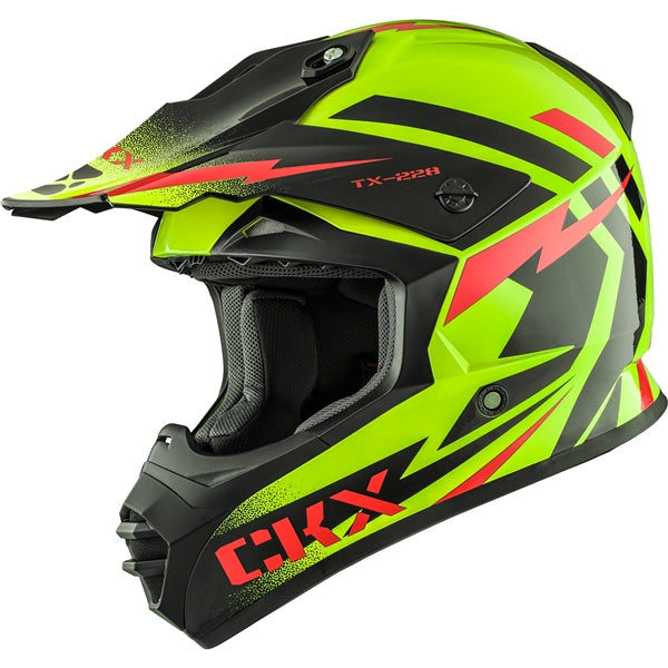 CKX Casque Hors-Route TX228 Bolt - Sans lunette