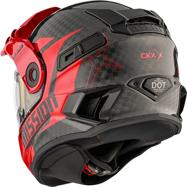 CKX Casque intégral ouvert Mission - Carbone Alaska