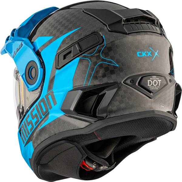 CKX Casque intégral ouvert Mission - Carbone Alaska
