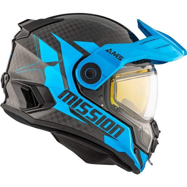 CKX Casque intégral ouvert Mission - Carbone Alaska