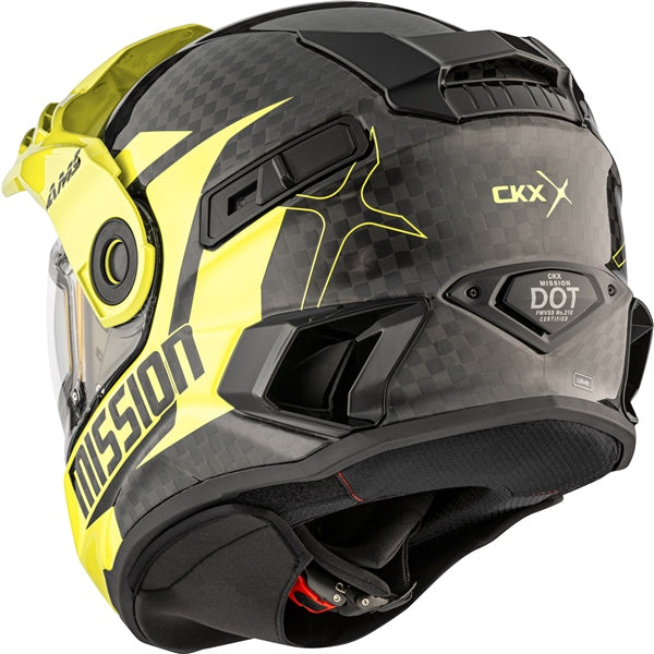 CKX Casque intégral ouvert Mission - Carbone Alaska