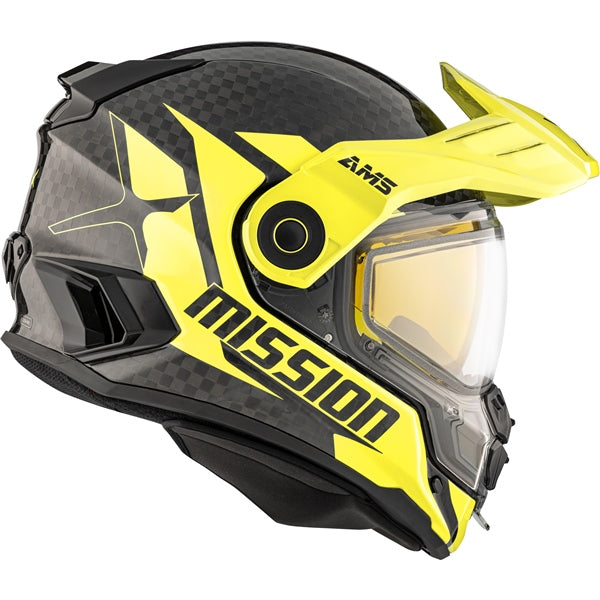 CKX Casque intégral ouvert Mission - Carbone Alaska