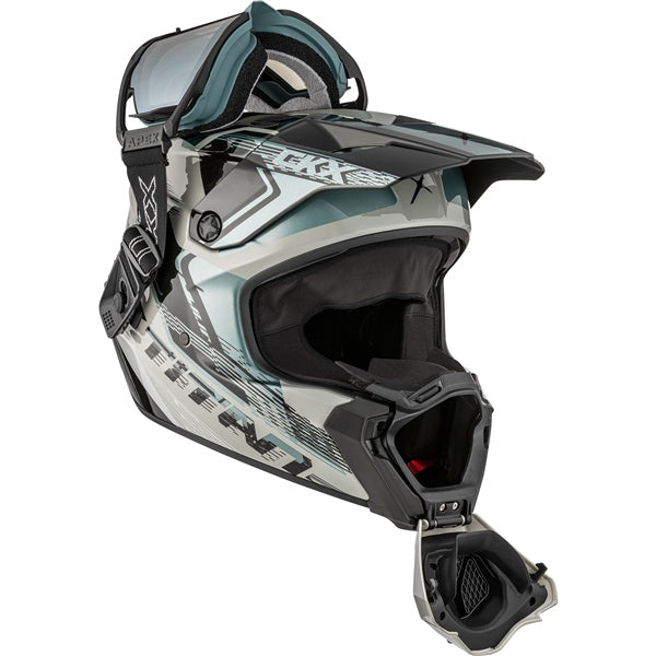 CKX Titan AMS Concordia - Casque Motoneige avec Lunette Apex