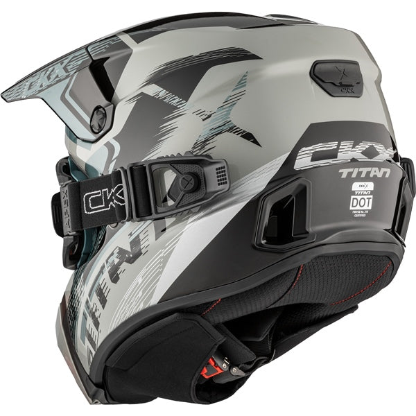 CKX Titan AMS Concordia - Casque Motoneige avec Lunette Apex