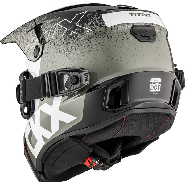 CKX Titan AMS Vaneer - Casque Motoneige avec Lunette Apex