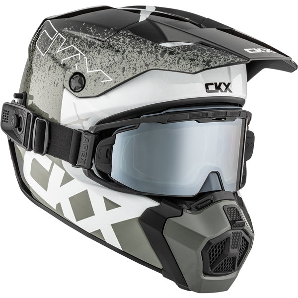 CKX Titan AMS Vaneer - Casque Motoneige avec Lunette Apex