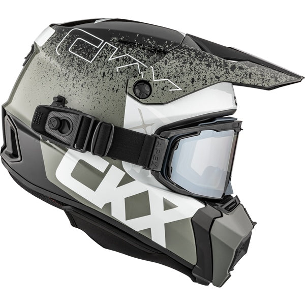 CKX Titan AMS Vaneer - Casque Motoneige avec Lunette Apex