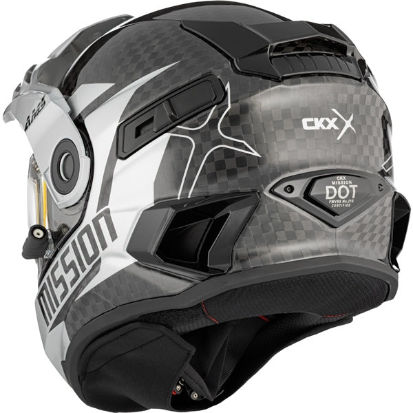 CKX Casque intégral ouvert Mission - Carbone Alaska