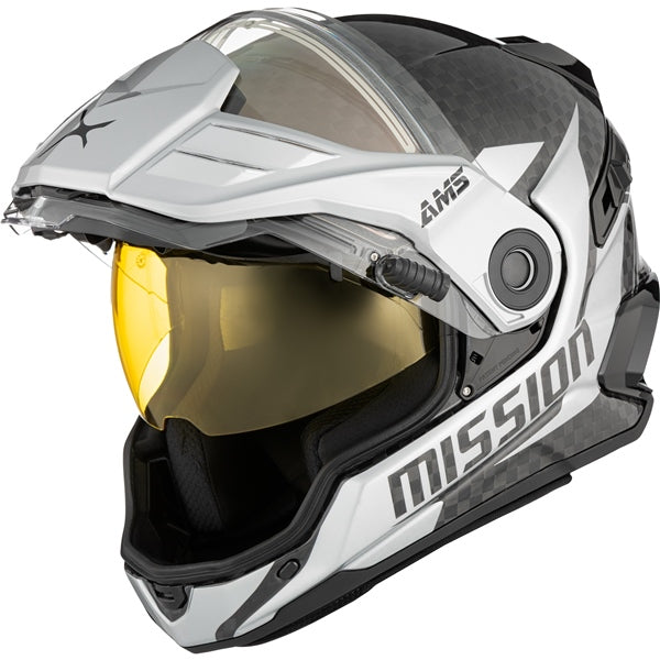 CKX Casque intégral ouvert Mission - Carbone Alaska