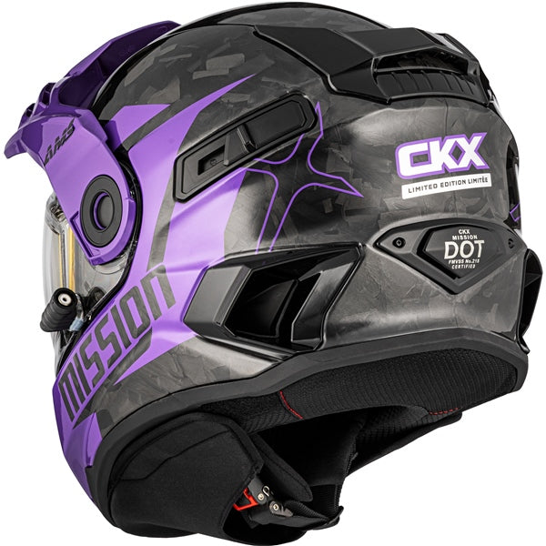 CKX Casque intégral ouvert Mission - Carbone édition limitée Alaska