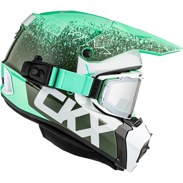 CKX Titan AMS Vaneer - Casque Motoneige avec Lunette Apex