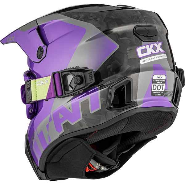 CKX Casque Titan AMS Carbone - Édition limitée Nunavut - Lunette Apex incluse