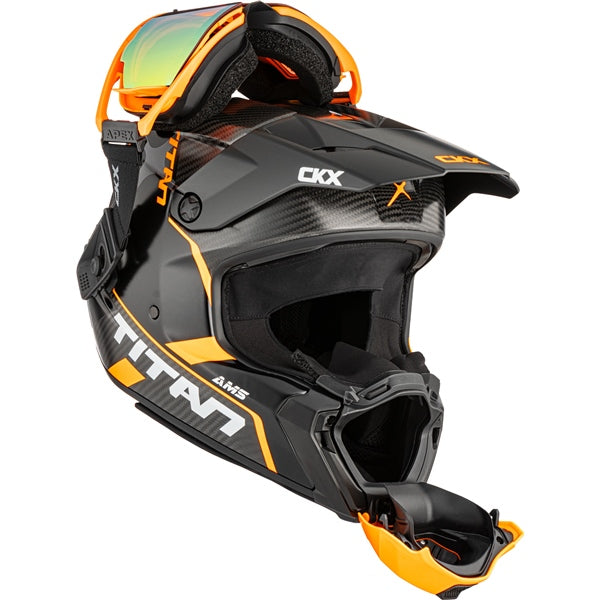 CKX Casque Titan AMS Carbone Conrod - Lunette Apex incluse