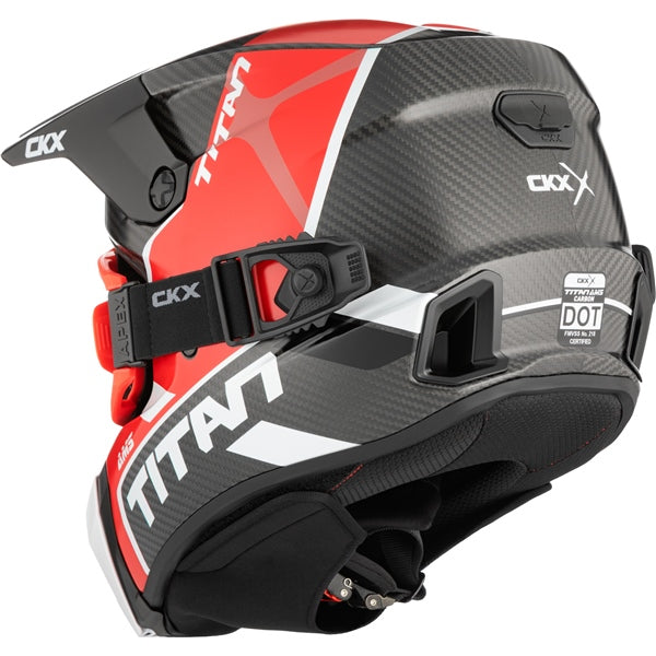 CKX Casque Titan AMS Carbone Conrod - Lunette Apex incluse