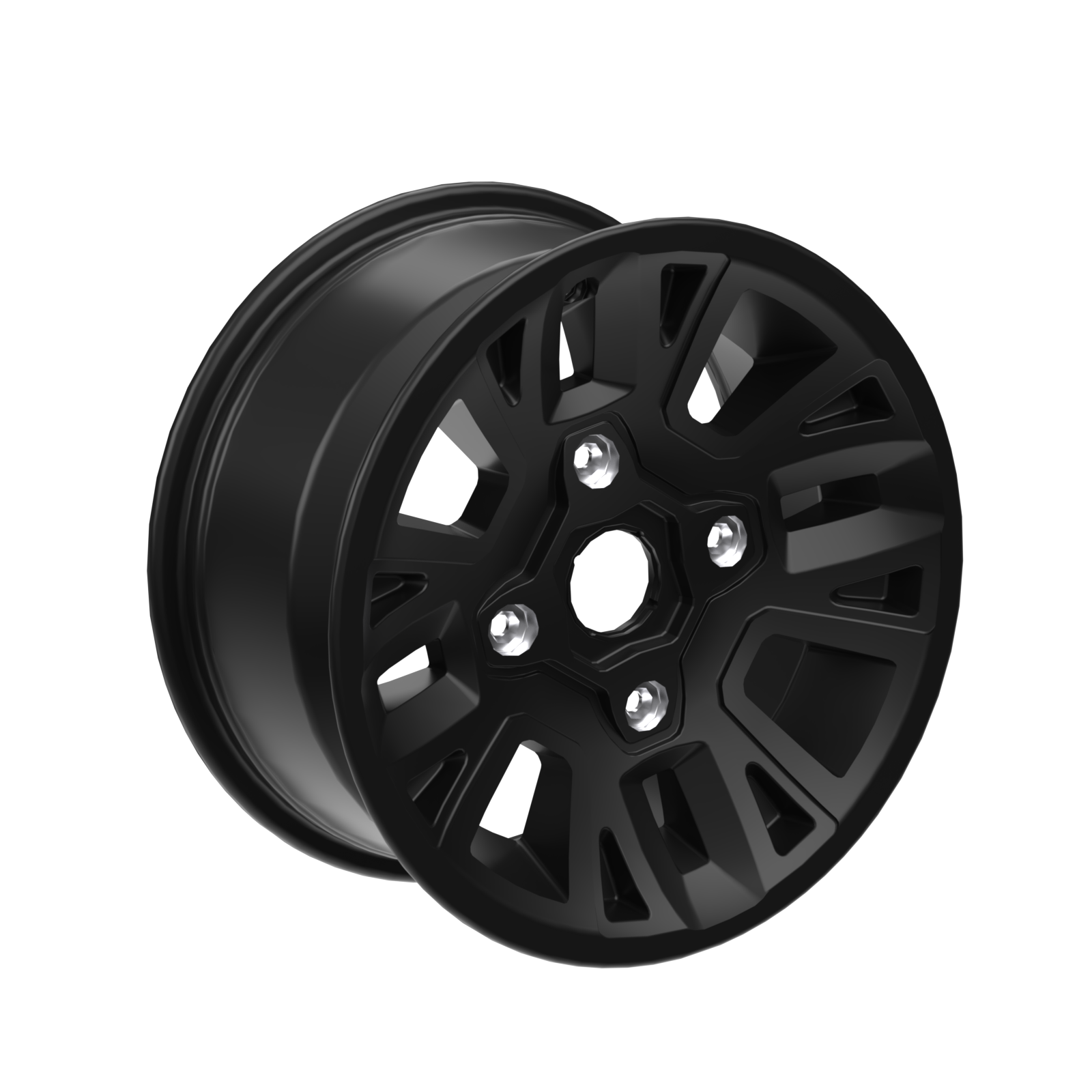 Can-Am Roue en aluminium 14" x 7" avant Noir profond