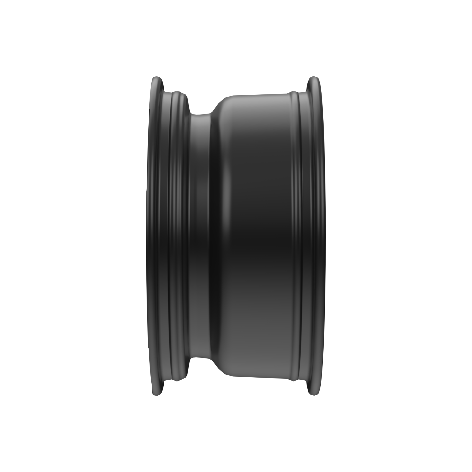 Can-Am Roue en aluminium 12" x 6" avant Noir profond