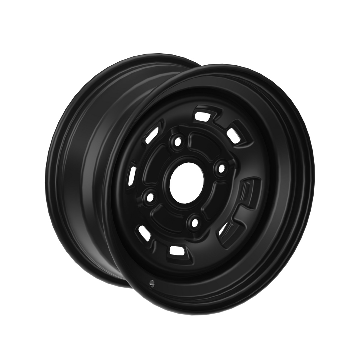 Can-Am Roue en acier 14" x 6.5" avant Noir profond