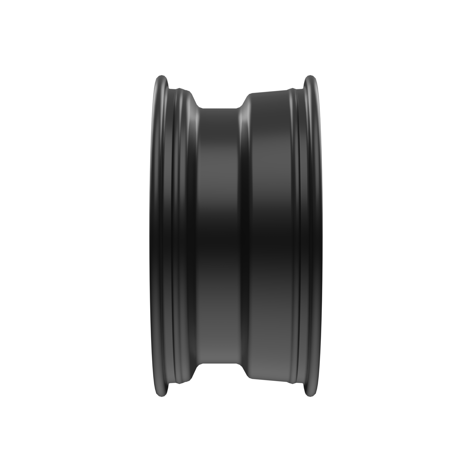 Can-Am Roue en acier 14" x 6.5" avant Noir profond