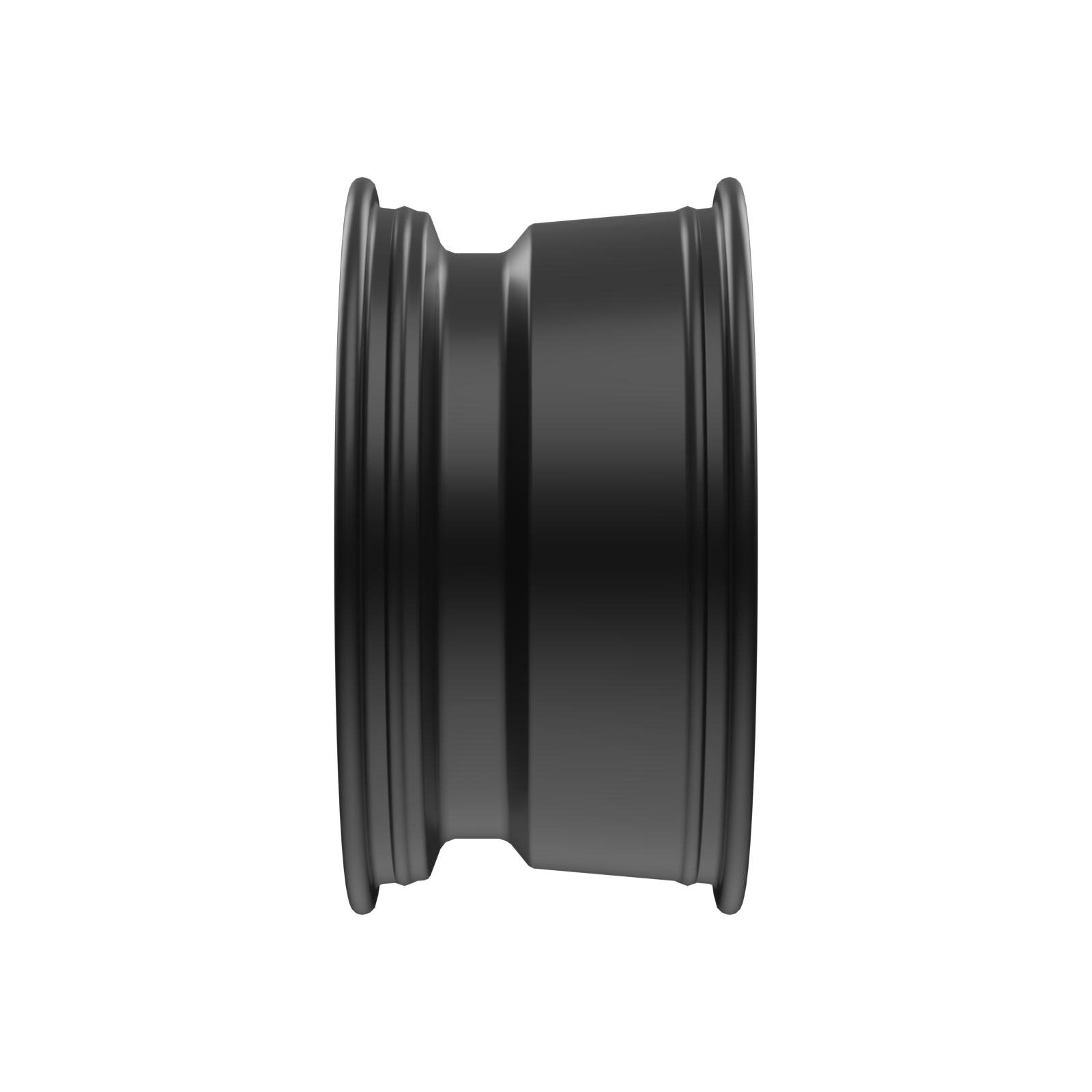 Can-Am Roue en acier 14" x 7" avant Noir profond