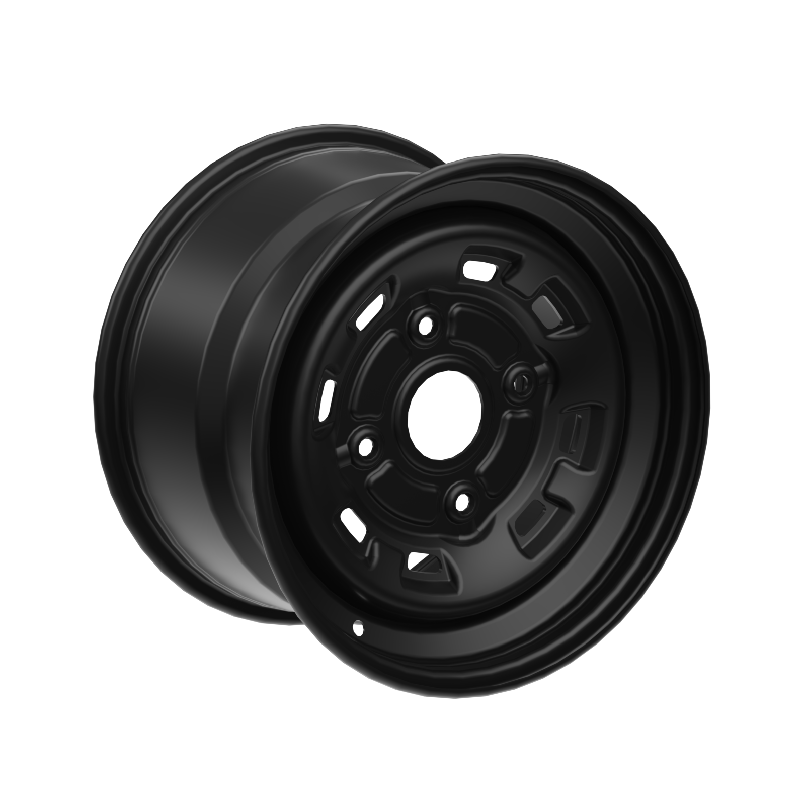 Can-Am Roue en acier 14" x 8.5" arrière Noir profond