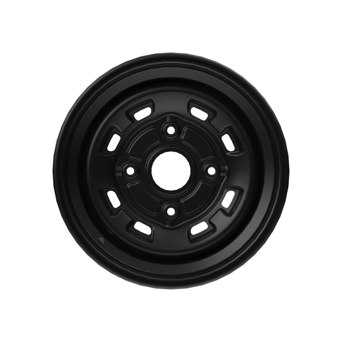Can-Am Roue en acier 14" x 8.5" arrière Noir profond