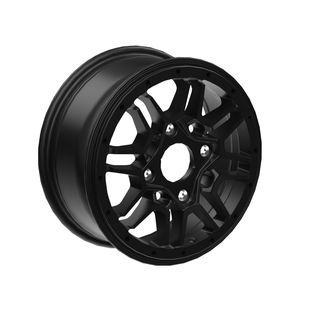 Can-Am Roue beadlock 15" x 7" avant/arrière Noir profond