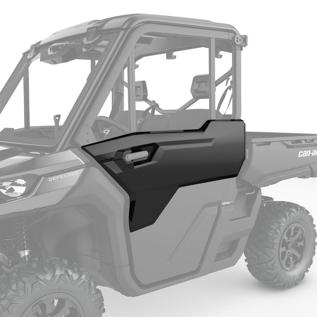 Can-Am Defender Front Left Door Trim - Timeless Black