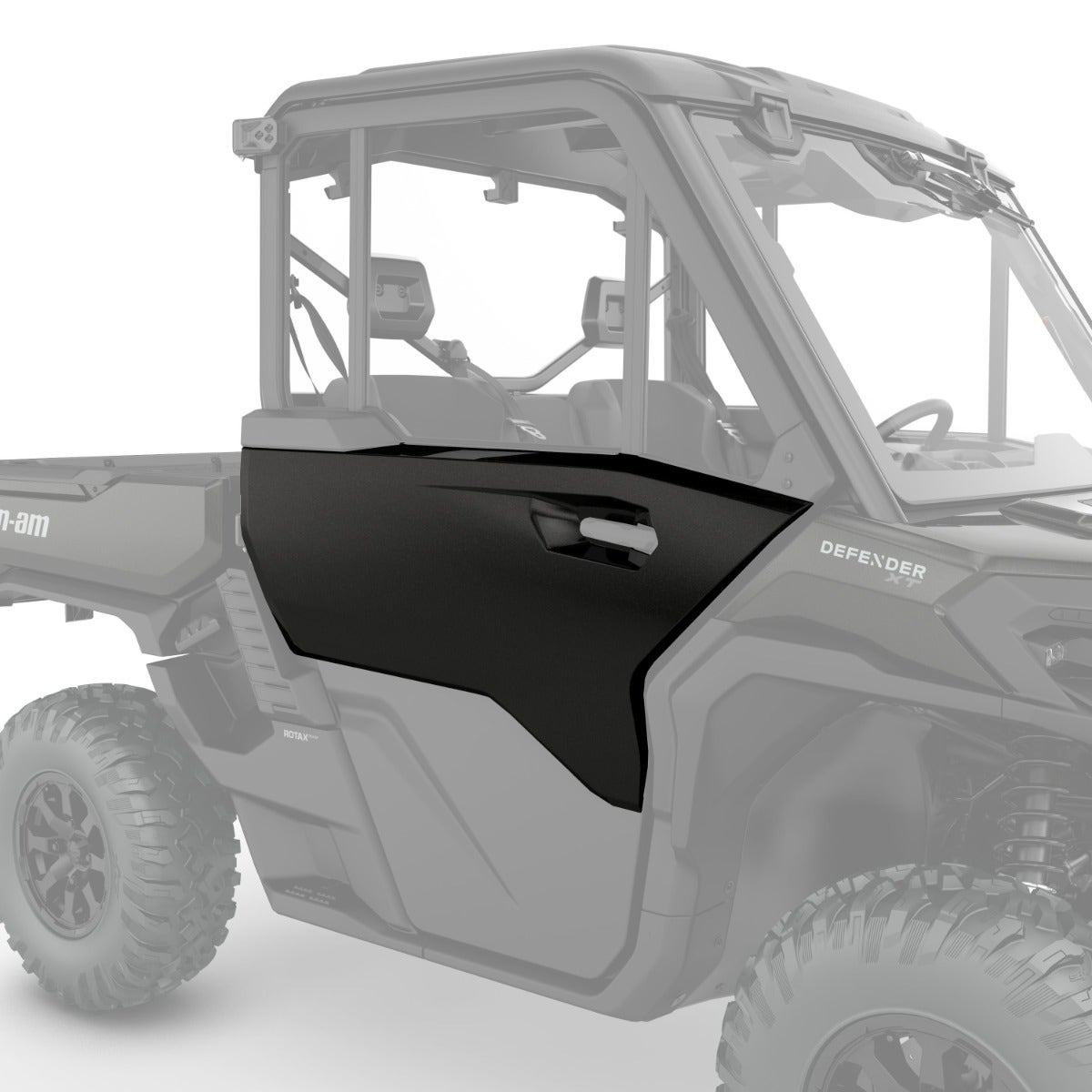 Can-Am Defender Front Right Door Trim - Stealth Black